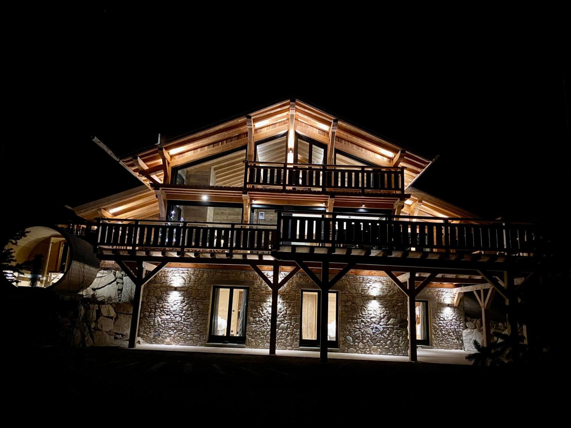 Chalet Aguila - Jacuzzi Et Sauna Panoramique - Construit En 2023 Villa Bolquere Pyrenees 2000 Exteriör bild