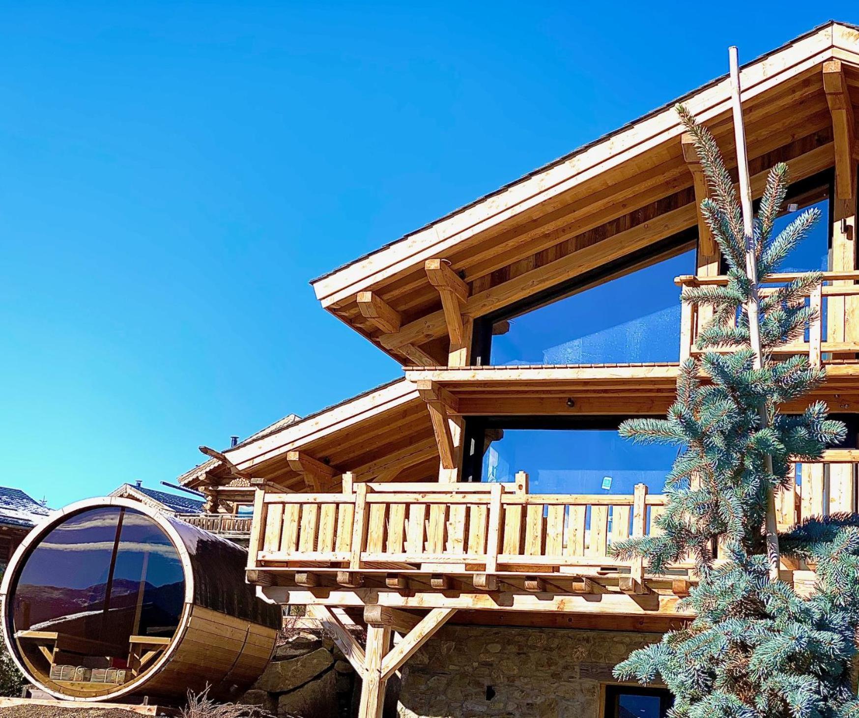 Chalet Aguila - Jacuzzi Et Sauna Panoramique - Construit En 2023 Villa Bolquere Pyrenees 2000 Exteriör bild